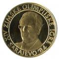 Yugoslavia 5000 dinara gold PF 1983 Olympics
